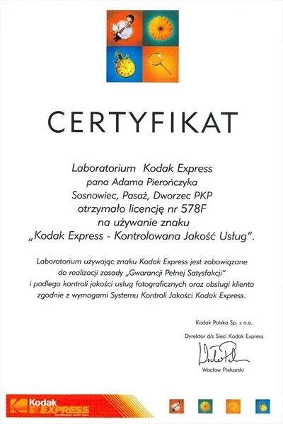certyfikat
